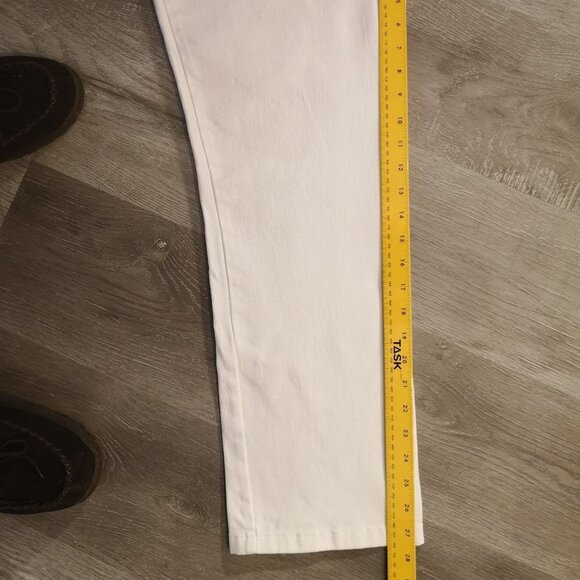 TanJay Ladies Size 16 Petite White Jean 2 Piece Suit - Picture 10 of 10